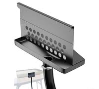 Griddle Grease Catcher With Silicone Hose & Magnet, Carbon Steel Black Coated For 17-36" Flat Top Grills, Rear Drain Replacement With Safety Gate, No-Mess Oil Drainage System