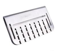 Griddle Guard Food Fighter Mesh Screen Drain Blocker Cast Iron Pan Accessory Rust Resistant Grease Gate Blocker for Royal Gourmet 4.7x2.6 Inch