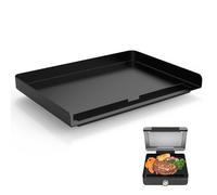 Griddle Plate for Ninja GR101 Sizzle Smokeless Indoor Grill, 14 inch Flat Top Grill Plate for Ninja Smokeless Sizzle GR100 Series Griddle Attachment Accessories, Non-Stick GR101 Accessories