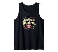 Gridiron Mayhem - Embrace The Thrill of Football Graphic Tank Top