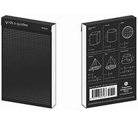 Grids & Guides (Micro Black) Notebook: A Pocket Size Notebook