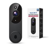 GridTera Video Doorbell Camera Wireless Wi-Fi Camera with Two Way Audio, Smart AI Human Detection, Night Vision, Cloud Storage, 2.4G Wi-Fi.