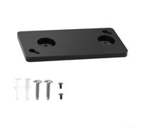 Gridva Acrylic Wall Mount Holder for Dell DU22 for Docking Station, 1 Pack | Space-Saving Under-Desk Storage Stand with Sl lack Finish for Home Office Organization, Easy Installation, 16.6x7.6x1cm