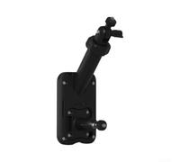 Gridva Adjustable 2-in-1 Wall and Pole Mount for Eufy, Ring, for blink | for arlo, for wyze Cameras and Solar Panels, ABS Outdoor Bracket with 1/4 Inch Screw, White