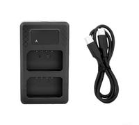 Gridva Fast Charging Station for Godox Round Head for flash Batteries | Pocket-sized 10x6.5x3cm, lightweight design, fits camera bags, ideal for travel and outdoor shoots