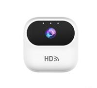 Gridva HD WiFi Action Camera, Portable Black for mini Cam | Compact 4.6cm ABS Pet for Cycling Security, Real-Time for smartphone Streaming