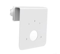 Gridva Metal Gutter Mount Bracket for eufy Security for poe for ptz Cam | for s4, White Finish, Weatherproof Design for Easy Installation and Optimal Camera Positioning