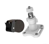 Gridva No-Drill Adjustable Security Camera Pole Mount for Ring for arlo | for eufy for wyze for blink, Outdoor ABS Nylon Wall Bracket with Strap, No Drill Installation for Home Garden Surveillance