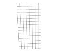 Gridwall Mesh Panel Display Retail Shop Wall/Floor Chrome Stand 4ft-8ft 4ft High x 2ft Wide/1