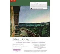 Grieg: Centenary Song Album (Voice and Piano) (EP7958): 9 Songs (Ger/Nor/Eng), Original Keys; CD: Piano Acc. and Pronunciation Guides (Edition Peters)