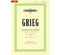Grieg: Complete Songs Vol. 2 (Urtext Voice and Piano) (EP8515A): Ger/Nor/Eng, Original Keys, Based on Edvard Grieg Complete Edition, Urtext (Edition Peters)