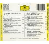 GRIEG: PEER GYNT SUITES 1 & 2; SIBELIUS: PELL‚AS ET M‚LISANDE NEW CD