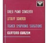 GRIEG PIANO CONCERTO/LITOLFF SCHERZO/FRANCK-CURZON[LXT5547] 1959 VINYL LP