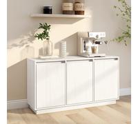 griet pine wood sideboard with 3 doors in white