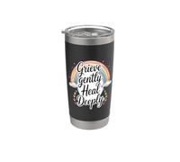Grieve Gently Heal Deeply Pet Memorial Rainbow Bridge Stainless Steel Insulated Tumbler