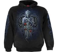 GRIEVING ANGEL - Hoody Black Spiral Black S