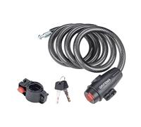 GRIFEMA 120cm Bike Lock with 2 Keys, Bicycle Lock, Cycle Cable Locks Bikes Chain Lock High Security for E-Bike, Bike, Scooter, Skateboard, Gate, Door, Fence GA1204-12, Black