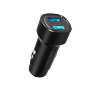 GRIFEMA 48W Car Charger with 30W USB C PD and 18W USB A QC 3.0 | Dual Port Cigarette Lighter Adapter, 12V 24V, for iPhone 16 15 14, Samsung Galaxy and iPad