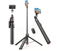 GRIFEMA 69" Phone Tripod, Auto Pop-Out Selfie Stick, Aluminum All in One