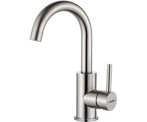 GRIFEMA Basin Mixer Tap for Washbasin - 360° Swivel Stainless Steel Basin Fa