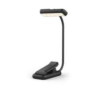 GRIFEMA Book Light for Reading in Bed, Reading Light Book Lamp with 180° Rotatable Head & Anti-Slip Clip, 10 LED Rechargeable USB C, 3 Modes & 100-5% Stepless Dimming