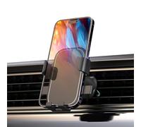 GRIFEMA Car Phone Holder for Air Vent, Automatic Clamp Car Mount, 360° Rotation, One-Hand Operation, Universal Phone Cradle for 4.7''-7'' Smartphones with Case