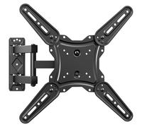 GRIFEMA Wall Mounted TV Bracket for 26-65 Inch Flat & Curved Screens, Swivel, Tilt, Extendable Full Motion TV Wall Mount, Max. VESA 400x400mm, Holds up to 35kg, Easy Installation, GB1010