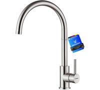 GRIFEMA G4008 Kitchen Sink Taps Mixer with Single Lever High Arc 360°Swivel, S