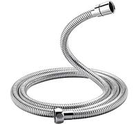Shower Hose 3m, GRIFEMA G851-30 Stainless Steel Shower Pipe, Anti-Kink & Leakproof, Universal G1/2 Fit, Chrome-Silver, Flexible & Durable Replacement Hose with Brass Connectors and Washers
