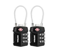 GRIFEMA GA1006-2 Suitcase Locks, Black, One Size, Set of 2 Pieces