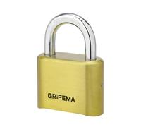 GRIFEMA GA1007 Combination Padlock, Gold