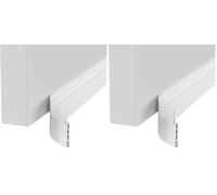 GRIFEMA GA4101 Draft Excluder for Doors, 100cm Self Adhesive Draught Excluder for Doors, Soundproof and Energy Saving, Ideal for Preventing Bugs, White (Pack of 2)