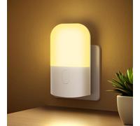 GRIFEMA GD103UK1 Night Light Plug in Wall with Dusk to Dawn Photocell Senso