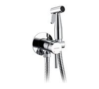 GRIFEMA Hand-Held Portable Bidet, Bidet Attachment for Toilet UK, Bidet Sprayer Set for Hot and Cold Water, WC Shower Kit, Chrome, G154-1