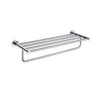 GRIFEMA IBIZA-G30124 Wall Mounted 60cm Bathroom Shelves, Silver Towel Rack, Chrome