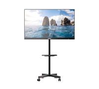 GRIFEMA GB3001 Tv Stand On Wheels for Max 65 Inch Mobile TV Stand Trolley TV Cart Holds 40 KG Portable Tv Stand Height Adjustable Max VESA 400x400mm
