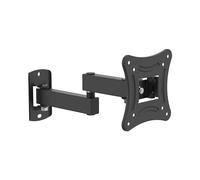 GRIFEMA Small Monitor TV Wall Bracket 10-27", Swivel, VESA 75x75/100x100mm | GB1009-1 Tilt, Universal and Extendable Full Motion Wall Mount, up to 15kg