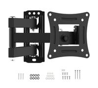 GRIFEMA Small Monitor TV Wall Mount 13-32", Swivel, VESA 75x75/100x100 mm | GB1008-1 Tilt, Universal and Extendable Full Motion Wall Bracket, up to 20kg