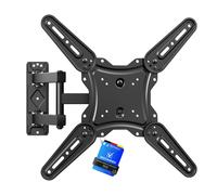 GRIFEMA Wall Mounted TV Bracket for 26-65 Inch Flat & Curved Screens, Swivel, Tilt, Extendable Full Motion TV Wall Mount, Max. VESA 400x400mm, Holds up to 35kg, Easy Installation, GB1010