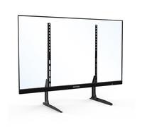 GRIFEMA Universal TV Stand for 22-80 Inch LCD LED TVs, Max 50kg | GB1105-4 Height Adjustable TV Legs, Fits VESA Max 800x400mm, Stable Tabletop Feet Base, Black