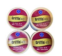 Griffin 40 Eyebrow Cotton Threading Threads | Antiseptic Facial Hair Remover | Facial & Body Hair Removal | Pack of 4
