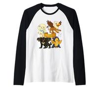 Griffin and Mythical Friends Character Group Raglan Baseball Tee