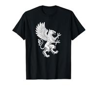 Griffin Heraldic Coat of Arms Heraldry Design Vintage Style Value Graphic T-Shirt