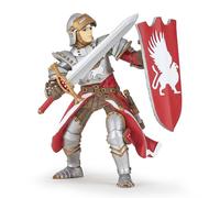 Papo - Griffin knight - Fantastic medieval figurine - 3 years old - Fantastic & Medieval Collection - Stimulates imagination and creativity - Hand painted - 7 x 5 x 8 cm - Great gift idea for children