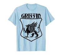 GRIFFIN SHIELD CREST, Eagle Lion Medieval Welsh Shirt T-Shirt