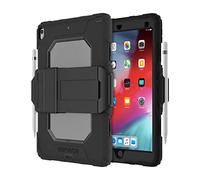 Griffin Survivor All-Terrain - Protective case for tablet - rugged - silicone, polycarbonate - black, clear - for Apple 10.5-inch iPad Air (3rd generation)