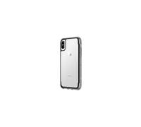 Griffin Survivor Case Clear for iPhone X, Black/Smoke/Clear