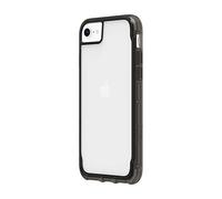 Griffin Survivor GIP-042-BLK Clear Case for Apple iPhone SE (2020) / 8/7 / 6S / 6 [Slim Design I Shock Absorbing Corners I Qi Compatible Mobile Phone Case] (Black/Transparent)
