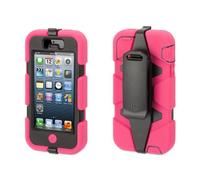 Griffin Survivor Military-Duty Case & Belt Clip For iPhone 5/5s - Pink/Black