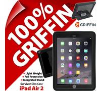 Griffin Survivor Slim Protective Tablet Case Stand Cover for Apple iPad Air 2